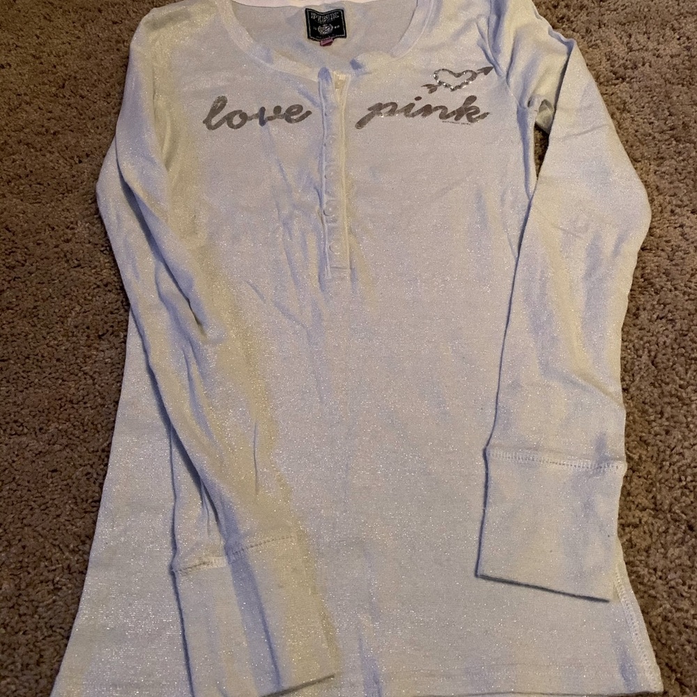 PINK Victoria’s Secret Long Sleeve Shirt M